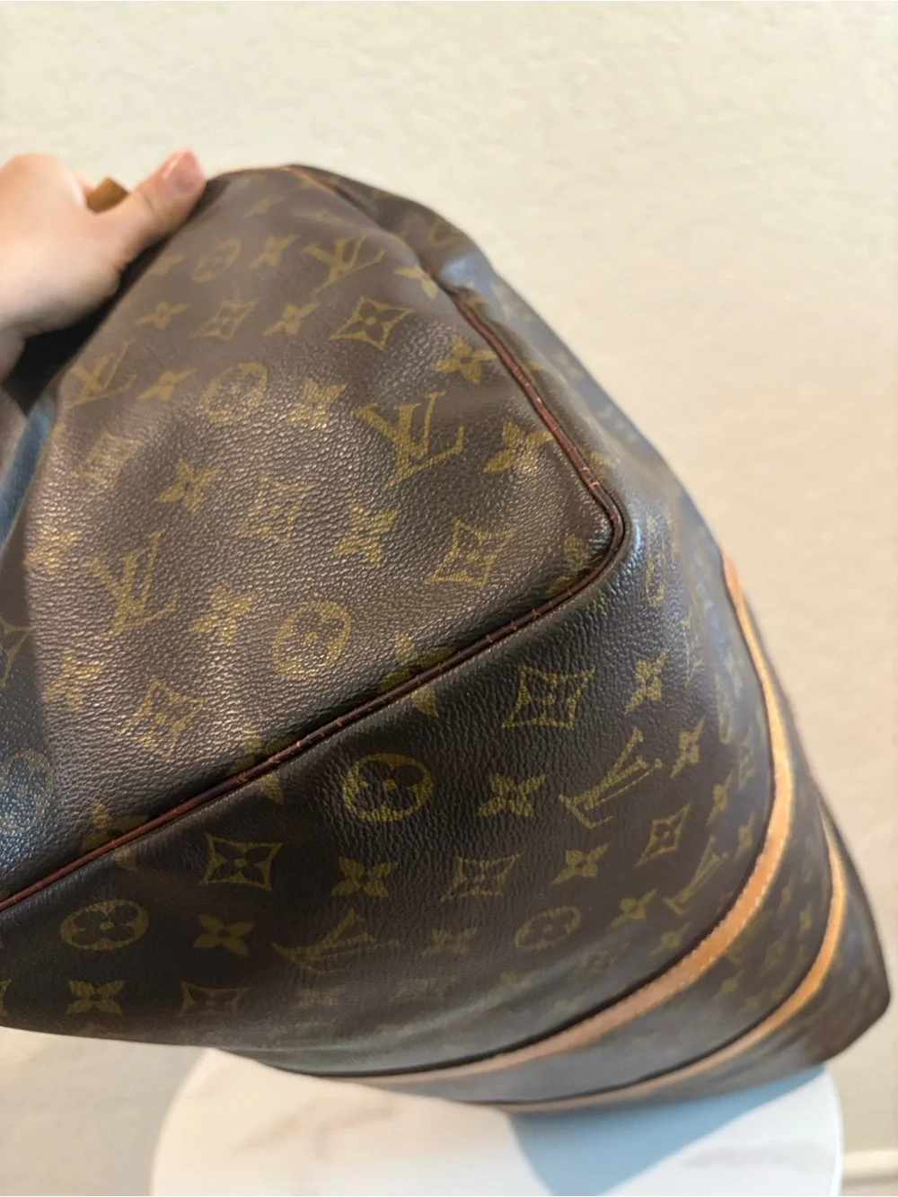 Louis Vuitton Keepall 50 Brown Monogram Boston Duffle Bag - Picture 7 of 15